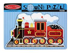 the puzzle is shaped like a train