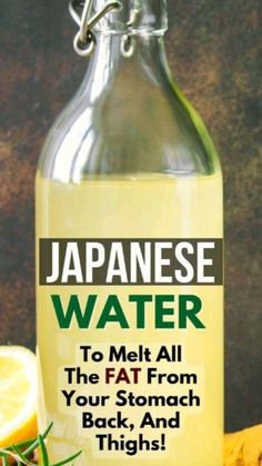 Melt Belly Fat, Japanese Water, Body Wrap, Natural Drinks, Belly Fat Burner, Fat Loss Drinks, Best Detox