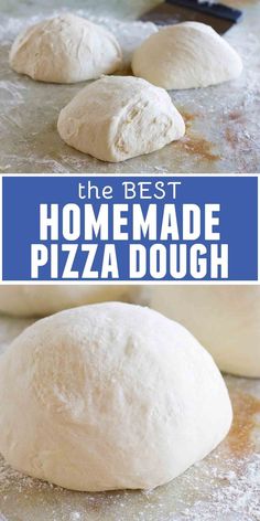 the best homemade pizza dough is made with only three ingredients and no kneads