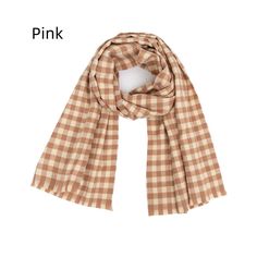 Material: cashmere imitationPopular elements: tasselsFunction: keep warmPattern: checkWidth (CM):50cmColor: black, gray, caramel, army green, pink.Length (CM):200cm Casual Brown Scarf For Fall, Beige Casual Scarves One Size, Casual Beige Scarf One Size, Beige Casual Scarf, Casual Beige Scarf, Trendy Cotton Winter Scarves, Trendy Cotton Scarves For Winter, Trendy Brown Scarves For Fall, Trendy Brown Fall Scarves