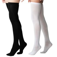 PRICES MAY VARY. MATERIAL: Micromodal Cotton; Nylon; Spandex Imported Pull On closure Hand Wash Only STYLISH: Our Thigh High Socks for Women offer versatility to your fashion statement too. You can wear this with dresses, shorts, and pants and skirts! Furthermore, you can pair it on your boots, flats and stilettos and look ready and fashionable at work or at a party. VERSATILITY: The taller the socks the greater the benefits. This over the knee socks are not localized to your feet but reaches up Thigh Length Socks, Trendy Fitted Thigh High Stockings, Classic Knee-high Fitted Stockings, Classic Fitted Knee-high Stockings, Elegant White Knee-high Hosiery, Elegant White Thigh High Stockings, Elegant White Thigh-high Stockings, White Fitted Over The Knee Socks, Fitted White Over-the-knee Socks