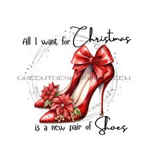 Heels Png, Shoes Png, Christmas Slippers, Custom Christmas Cards, Shoes Illustration, Christmas Shoes, Poinsettia Flower, All I Want For Christmas, Christmas Sublimation