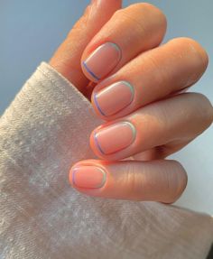 Occasion Nails, Minimal Nails Art, Tapered Square Nails, Subtle Nails, Pedicure Manicure, Fancy Nails Designs, Minimal Nails, Her Nails, Casual Nails