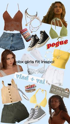 Obx girls fit #obx #pougelife #summer Sims 4 Cc Outer Banks Clothes, Outer Banks Girl Outfits, Obx Outfits Shein, Obx Kook Outfits, Obx Outfits Winter, Summer Outfits Outer Banks, Kiara Outer Banks Style Outfits