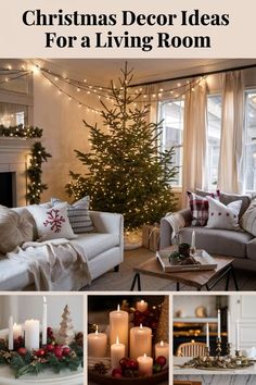 christmas decor ideas for a living room