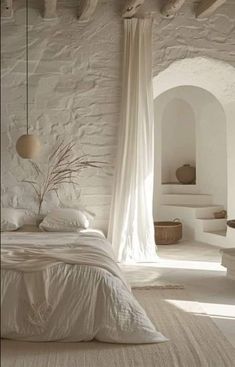 Japanese Interior, Bedroom Designs, Dream House Decor, Stone Wall, Dream Home Design, 인테리어 디자인, Home Decor Bedroom, Bedroom Inspirations, Home Bedroom