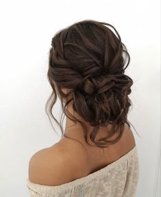 Bridesmaid Hair Makeup, Cute Hairstyle, Low Bun