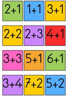 the numbers are arranged in different colors to make it easier for kids to learn how to count