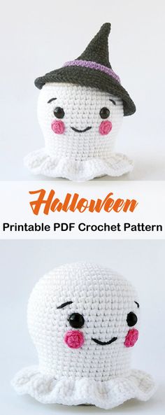 crochet pattern for a cute little ghost