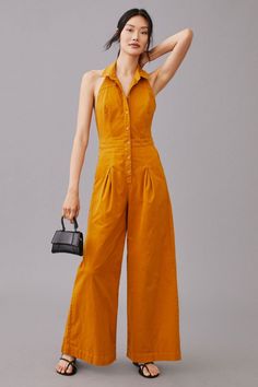 Wide Leg Picnic Jumpsuit | Nuuly Suede Jumpsuit, Jumpsuit Coverup, Yellow Jumpsuit, Winter Jumpsuit, Pleated Jumpsuit, Sequin Jumpsuit, Jumpsuits And Rompers, Cropped Jumpsuit, Playsuit Romper