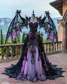 Spooky Costumes, Fairytale Fashion, Halloween Bat, Masquerade Ball, Fashion Inspiration Design