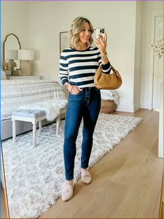 Hi friend! Yay for Friday! While you’re reading this, I’ll probably be on my first big run- 6 miles. I ran 4 earlier this week and that was HARD! But,... Amazon Fall Fashion, Bodysuit Jeans, Fashion Haul, Boat Neck Top, Jeans With Heels, Amazon Clothes, Amazon Prime Day, Live Now, Boat Neck Tops