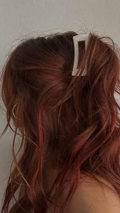 Rambut Brunette, Dyed Red Hair, Pretty Hair Color, Hair Stylies, Hair Colours, Summer Hair Color, Dye My Hair