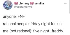 someone posted their tweet on twitter about the national people's friday night fun