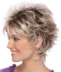 Cute cut! Pixie Wigs, Layered Haircuts For Women, Layered Short, Stylish Short Hair, Party Wig, Ombre Blonde, Haircut Styles