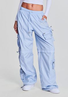 Alba Ruched Cargo Pant Blue Cargo Pants Outfit, Dancehall Outfits, Earth Clothes, Pants Drawing, Parachute Pant, Australia Clothes, Blue Cargo Pants, Cargo Pants Outfit, Fashion Themes