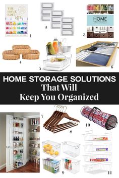 the ultimate guide to organize your home storage solution that will keep you organized