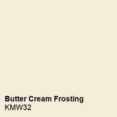 butter cream frosting km / w3 2 is shown in the color white