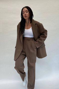 Brown Suit, Shein Outfits, Brown Outfit, Outfit Inspo Fall, Casual Fall Outfits