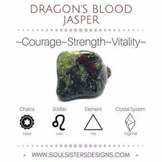 Dragons Blood Jasper, Zodiac Elements, Crystal Guide