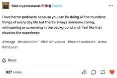 malevolent podcast | the silt verses | the magnus archives | @field-cryptobotanist on tumblr!