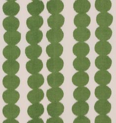 a green and white background with small circles on the bottom half of each circle in different sizes