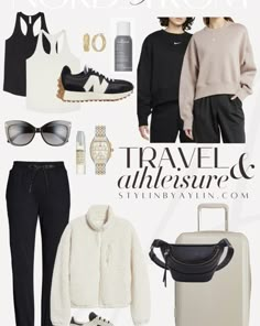 OUTFITS OF THE WEEK - Stylin by Aylin Outfit Minimalista, Casual Travel Outfit, Comfortable Travel Outfit, Airport Travel Outfits, Comfy Travel Outfit, Airplane Outfits, Wardrobe Tips, Outfits Chic