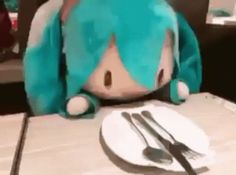 bread Hatsune Miku Gif, Miku Gif, Miku Hatsune, Hatsune Miku, Animated Gif, Gif