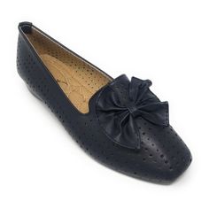 Victoria K WedgesEmbossed designed materialBow tie across the front100% rubber soleComfort foot soleUse soft cloth to clean Size: 6. Color: Black. Gender: female. Age Group: adult. Wedges Style, Cute Bows, Navy Pink, Everyday Wardrobe, Navy Color, White Shoes, Emboss, Wedge Shoes, Black And Navy