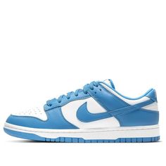 Nike Dunk Low University Blue DD1391-102 sneakmarks Nike Dunks University Blue, Toned Aesthetic, Nike Dunk Low University Blue, Dunk Low University Blue, 720 Nike, Dressed In White, Dunk Low Nike, Womens Air Jordans, Cute Nikes