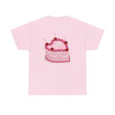 Express your love for all things sweet with this adorable pink shirt from Sweet Temptations Bakery! Featuring a charming vintage cake design and the phrase 'Literally Just a Girl,' this tee is perfect for those who adore baking, self-love, and all things cute. The soft pastel color and retro vibe make it ideal for casual wear or as a fun bakery merch item. Whether you're a baking enthusiast, a lover of girly graphic tees, or someone who appreciates cottagecore and vintage aesthetics, this shirt is sure to be a favorite! - Color: Soft Pink, Black, & Sand - Design: Vintage Heart Cake with "I'm Literally Just a Girl" - Perfect For: Baking lovers, cute fashion enthusiasts, and those who embrace feminine and coquette cottagecore styles. - Material:100% Cotton for a soft and comfortable feel. - Pink Cute Crew Neck T-shirt, Cute Pink Crew Neck T-shirt, Pink Short Sleeve Sweet Top, Sweet Pink Short Sleeve Top, Sweet Pink T-shirt For Birthday, Sweet Pink Top For Birthday, Cute Pink Tops For Gifts, Cute Pink Tops For Gift, Cute Pink Top As Gift