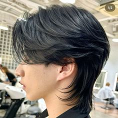 Spiky Short Hair, Short Hair Korean, Black Short Hair, Hair Korean, Asian Haircut, Men Haircut Curly Hair, Mullet Haircut, Asian Men Hairstyle, Loose Hair