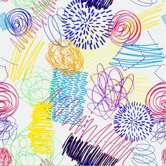 an abstract background with colorful lines and swirls