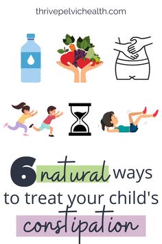 The same ways that adults stay healthy holds true for our kids! If your child is suffering from constipation some at home help is available! Natural Constipation Relief For Kids, Children Constipation Relief, Toddler Constipation Relief Foods, Pelvic Floor Dysfunction Exercises, Baby Massage For Constipation, Exercise For Constipation