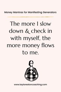 Manifesting Generator Business, Manifesting Generator Affirmations, Money Block Affirmations, Generator Affirmations, Manifestation Mindset, Money Mantras