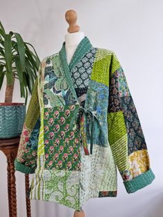 Sew Patchwork, Kimono Sewing Pattern, Patchwork Clothing, Patchwork Clothes