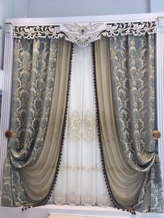 gorgeous curtains ideas for bedroom Curtain Inspiration, Motif Art Deco, Curtain Styles, Plain Curtains, Luxury Curtains