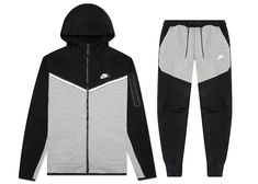 Check out the Nike Sportswear Tech Fleece Full Zip Hoodie Nike Tech Tracksuit, Nike Tech Fleece Tracksuit, Hoodie And Joggers, Nike Sportswear Tech Fleece, Tech Fleece Hoodie, Nike Streetwear, Joggers Set, Packable Jacket, Nike Tech Fleece