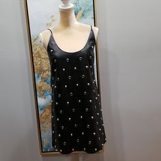 Size Small Still Never Worn (Purchased But Didn’t Wear) Do+Be Brand From A Boutique Grommet Dress, Leather Silver, Black Faux Leather, Black Silver, Colorful Dresses, Faux Leather, Mini Dress, Size Small, Womens Dresses