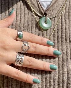 Nails And Rings, Hand Bracelet With Ring, Silver Things, Hippie Rings, Stylish Necklace, Ring Stack, Hand Ring, Bling Rings