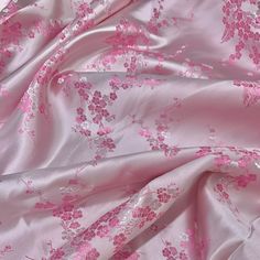 Chinese Blossom, Chinese Fabric, Fabric Patterns Design, Pinterest Room Decor, Silk Art, Plum Blossom, Silk Embroidery, Japanese Fabric, Square Meter