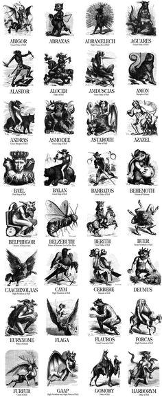 an old black and white poster with different types of animals on it's sides