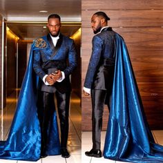 Men's Royal Satin Suits Jacket Pant with long Cape Fashion Formal Party Wear New | eBay Satin Suits, Prince Wedding, Cape Fashion, Belt Fashion, Prom Suits, Tuxedo Wedding, Fashion Suits For Men, Wedding Suits Men, Formal Party