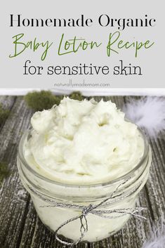 Diy Baby Lotion Natural, Diy Pumpable Lotion Recipe, Natural Baby Lotion, Homemade Lotion Recipe, Perlengkapan Bayi Diy, Baby Moisturizer, Lotion Recipe, Organic Lotion, Diy Lotion