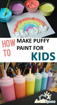 how to make puffy paint for kids