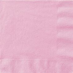 pink paper napkins on white background