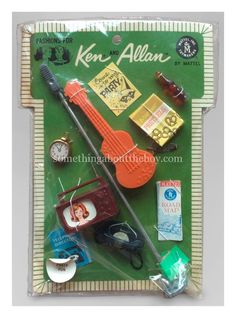 an assortment of assorted items in a package for the ken - allian game