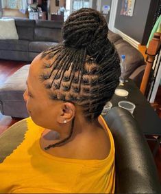 Dreadlocks Black Women Styles, Loc Up Dos, Traditional Loc Styles, Loc Hawk Styles, Dreadlock Updo Hairstyles Black Women Locs Styles, Loc Updo Styles Medium, Two Strand Loc Styles For Women, Loc Updos For Women, Locs Updo Hairstyles For Women