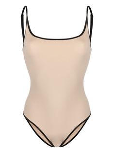 Contrasting Trim, Beach Swimwear, Be Mindful, Girls World, Product Photos, Black Swimsuit, Teen Fashion Outfits, High Cut, Light Beige