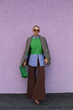 Colorful Fall Street Style, Professional Fashion Outfits, All One Color Outfit, Bold Professional Outfits, Fun Office Wear, Stylish Work Outfits Black Women, Outfit Inspirations Colorful, Creative Office Outfits Women, Creative Business Casual